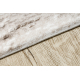 Teppe akryl VALS 8376 Geometriske 3D brun / beige