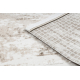 Akril VALS szőnyeg 8376 Geometriai térbeli 3D barna / bézs