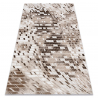 Koberec AKRYL VALS 8375 Geometrický prostorový 3D beige