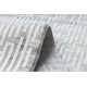Tæppe ACRYL VALS 3943 Overdubbed labyrint grå / elfenben 