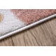 Teppich FUN Spots für Kinder, Flecken creme