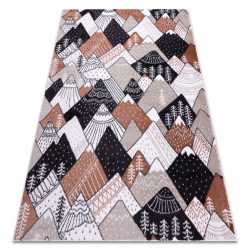 Teppe FUN Top, for barn, fjelltopper krem