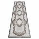 Teppich, Läufer ACRYL VALS 0074 Ornament grau / elfenbein