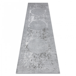 Carpet, runner ACRYLIC VALS 2328 ornament vintage grey