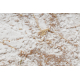 Teppe akryl VALS 0073 Marmor beige / kobber