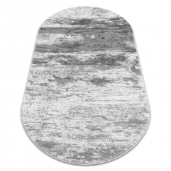 Tappeto ACRILICO VALS 2359 ovale Astrazione avorio / grigio
