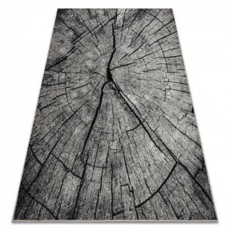 Carpet SILVER TRONKO Tree wood - grey