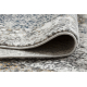 Moderní koberec TULS strukturální, střapce 51323 Vintage, rámu, růžice slonová kost / šedá 