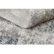 Tapete moderno TULS estrutural, franjas 51323 Vintage, Quadro, Roseta marfim / cinzento 