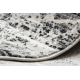 Fortovet moderne TULS 51322 marmor grå / elfenben