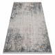 Moderní koberec TULS strukturální, střapce 51327 Vintage, ornament slonová kost / krém