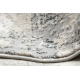Modern Matta TULS strukturell, fringe 51328 vintage, abstraktion elfenben / grå 