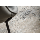 Moderný koberec TULS štrukturálny, strapce 51321 Vintage, vzor rámu, ružica béžový / sivá 