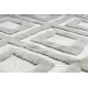 Carpet SANTO SISAL 58377 diamonds, geometric, zigzag beige