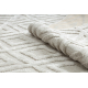 Kilimas SANTO sizalio virvelės 58377 rombai, geometrinis, zigzagas smėlio spalvos