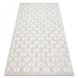 Matta SANTO SISAL 58500 Triangles, geometrisk beige