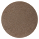 Alfombra MOORLAND TWIST círculo marrón claro