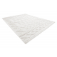 Tapis BUENOS 6649 shaggy uni, couleur unique noir