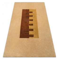 SHAGGY Teppich EFES s001 Kreis blau