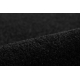 Trendy futó szőnyeg fekete - Sima Egyszerű