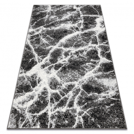 BCF Tapis Morad MARMUR marbre - anthracite / noir