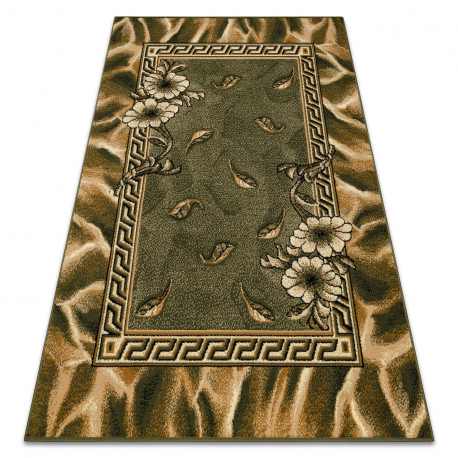 BCF Tapis Morad TRIO fleurs, feuilles classique - vert