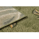 BCF Tapis Morad TRIO fleurs, feuilles classique - vert