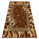 BCF Tapis Morad TRIO fleurs, feuilles classique - marron