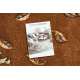 BCF Tapis Morad TRIO fleurs, feuilles classique - marron