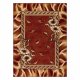 BCF Tapis Morad TRIO fleurs, feuilles classique - bordeaux