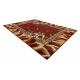 BCF Tapis Morad TRIO fleurs, feuilles classique - bordeaux