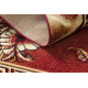 BCF Tapis Morad TRIO fleurs, feuilles classique - bordeaux