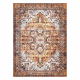 ANTIKA carpet ancret honey, modern ornament, washable - cream / orange