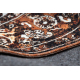Tapis ANTIKA ancret honey, ornement moderne, lavable - crème / orange