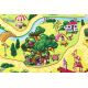 Fitted carpet CANDY TOWN for children, streets, town