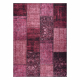 ANTIKA 127 tek rug, modern patchwork, Greek washable - pink