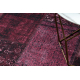 ANTIKA alfombra 127 tek, patchwork moderno, griego lavable - rosado