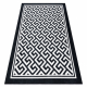 ANTIKA 122 tek szőnyeg, modern görög mosható - elefántcsont / szürke 
