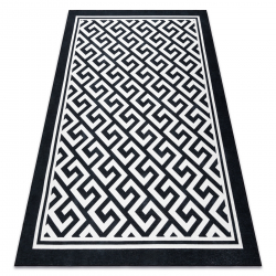 ANTIKA 122 tek szőnyeg, modern görög mosható - bézs / szürke 