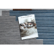 ANTICA 124 tek vloerkleed, modern geometrisch wasbaar - beige / blauw