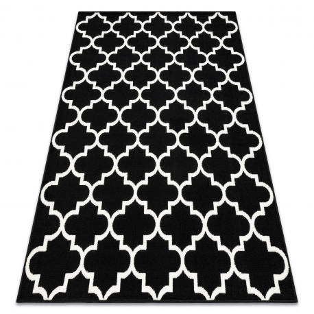 Teppich BCF Morad TRELIS Marokkanisches Spalier - schwarz