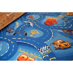 Teppichboden DISNEY CARS blau