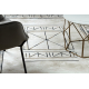 ANTIKA 125 tek rug, modern frame, Greek washable - beige / grey 