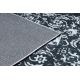 ANTIKA alfombra 117 tek, adorno sunset, lavable - gris / grafito