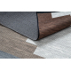 ANTIKA 126 tek kilimas, modernus geometrinis skalbiamas - smėlio spalvos / pilka 