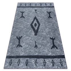 ANTIKA carpet 119 tek, modern aztec, washable - grey