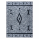 ANTIKA matta 119 tek, modern aztec, tvättbar - grå 