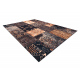 ANTIKA ancient chocolate matto, moderni tilkkutyö pesu, kreikkalainen - ruskea / terrakotta