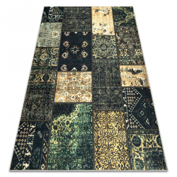 Covor ANTIKA ancient olive, mozaic modern, lavabil grecesc - verde