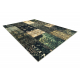 Koberec ANTIKA ancient olive, moderní patchwork, řecký omyvatelný - zelená